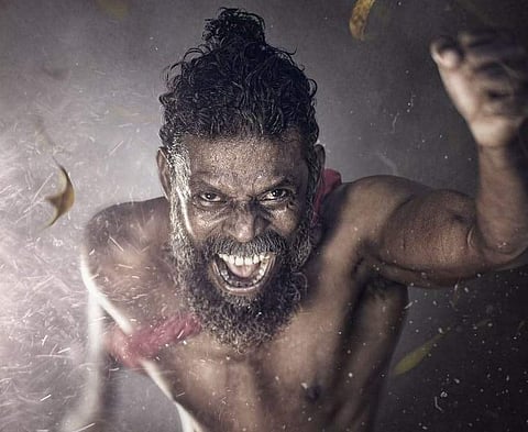 Production of Vinayakan's Karinthandan in progress