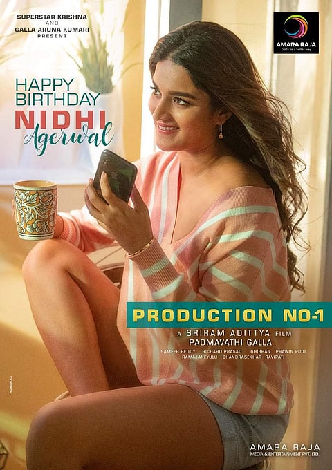 All smiles for Nidhhi Agerwal