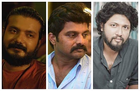 Sreenath Bhasi, Sudhi Koppa and Tom Emmaatty