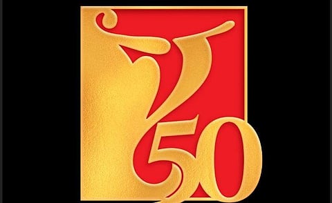 Special logo commemorating 50 years of YRF 