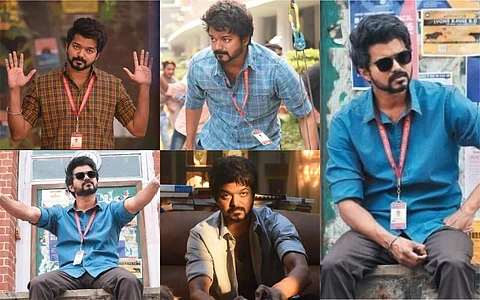 Here are some stills of Thalapathy Vijay from Lokesh Kanagaraj's Master. Master releases on January 13th worldwide