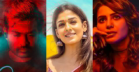 First look posters Kaathuvaakula Rendu Kaadhal unveiled