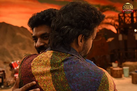 A still of Vijay and Nelson Dilipkumar