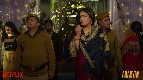 A still from Netflix show Aranyak