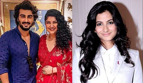 Arjun Kapoor, Anshula Kapoor and Rhea Kapoor