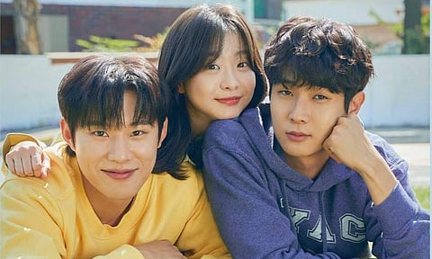 A promo still of Korean drama Our Beloved Summer