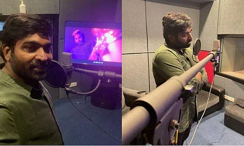 Vijay Sethupathi dubbing for Kaathu Vaakula Rendu Kaadhal