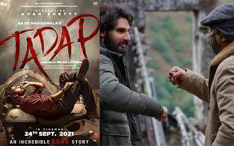 Ahan Shetty wraps up shoot of debut film Tadap