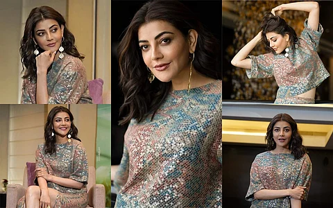 Here are a few clicks of Kajal Aggarwal from the promotions of Mosagallu. The film hits screens tomorrow.