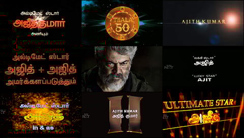 On the occasion of Thala Ajith Kumar's 50th birthday, here are 50 title cards from his 60-film career. Happy birthday, Thala...