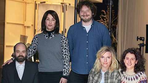 [L-R]: DAVID DENCIK, SOFIE GRÅBØL, GABRIEL BIER GISLASON, JOSEPHINE PARK AND ELLIE KENDRICK