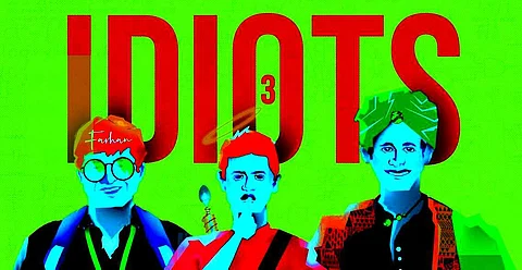 What was the name of the college where Rancho and Chatur studied?  What physics principle does Rancho employ to escape ragging? What song does Raju sing when Rancho proposes? Click next for more