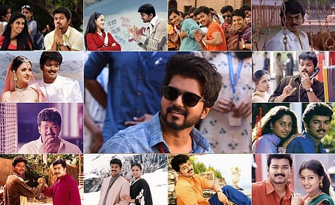 The 1996 film Poove Unakkaga, redefined Vijay's image and brought out the performer in him. Since then Vijay has ensured that a select set of films explore this side of him.