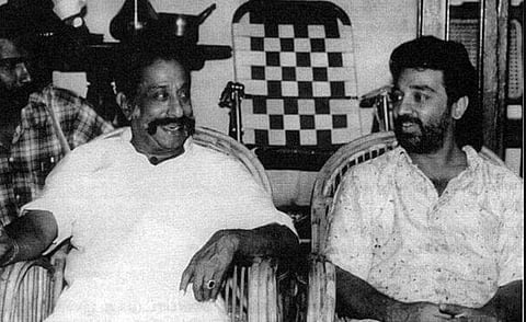 Kamal Haasan pays tribute to Sivaji Ganesan