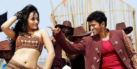 Trisha on board Puneeth Rajkumar's Dvitva