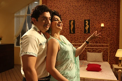 Arvind Swami and Kangana Ranaut in Thalaivii