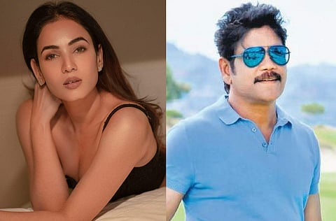 Sonal Chauhan and Nagarjuna
