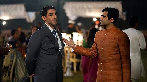 A still of Jim Sarbh and Ishwak Singh in Rocket Boys