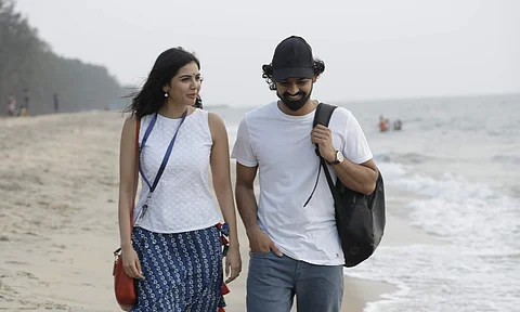 Kalyani Priyadarshan and Pranav Mohanlal from Hridayam