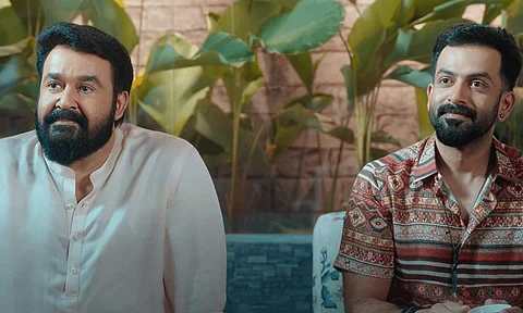 Mohanlal and Prithviraj in Bro Daddy