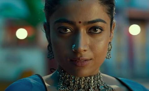 Rashmika from the 'Saami Saami' video song