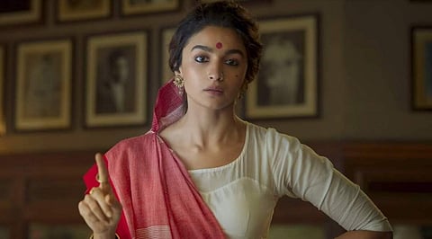A still of Alia Bhatt as Gangubai