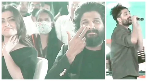 Allu Arjun in awe of Sid Sriram