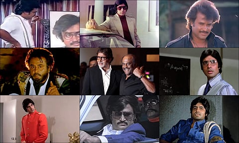 In many ways, it was Amitabh Bachchan's films that were very instrumental in charting the superstardom of Rajinikanth. This is acknowledged by the Superstar himself. Lets look at some of these remakes