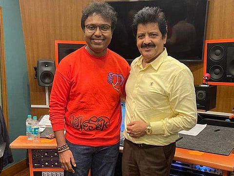 Udit Narayanan returns to Tamil, sings for Vijay Sethupathi's DSP