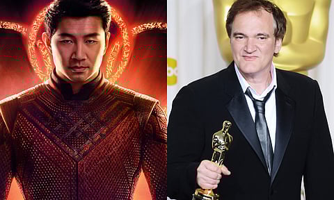 (L) Simu Liu (R) Tarantino