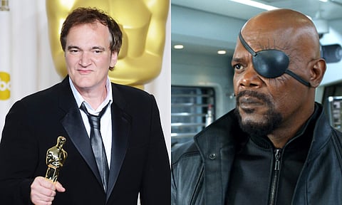 (L) Quentin Tarantino; Samuel L Jackson