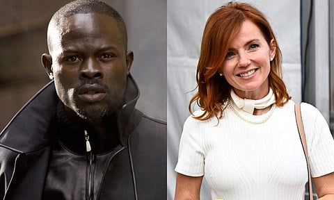 Djimon Hounsou and Geri Halliwell-Horner on board Gran Turismo