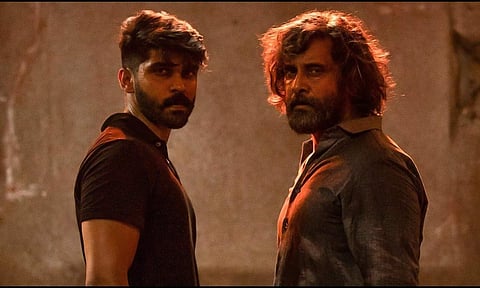 Dhruv and Vikram in Mahaan