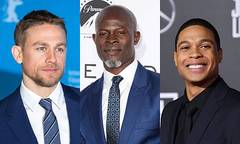 Charlie Hunnam, Djimon Hounsou, and Ray Fisher