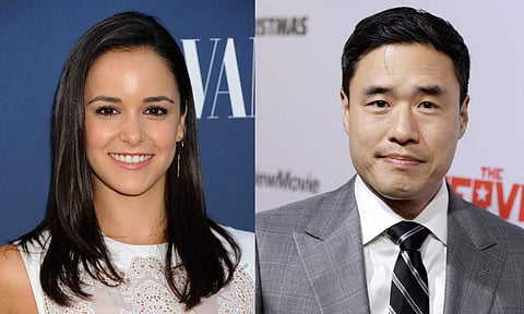 Melissa Fumero and Randall Park