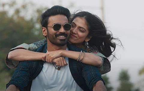 A still from Dhanush's Maaran