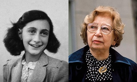 Anne Frank and Miep Gies