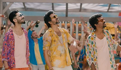 A still from the video