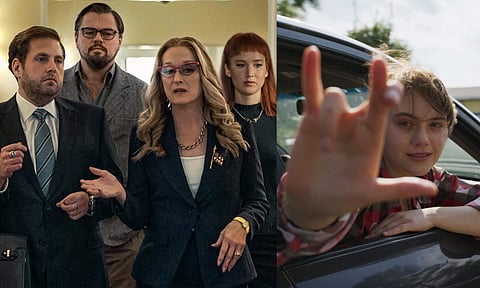 Shots from Don't Look Up and Coda