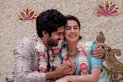 Aadhi and Nikki photographed by Ashokarsh