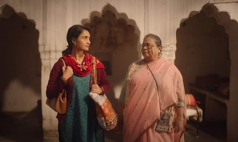 A shot from  Saas Bahu Aachar Pvt. Ltd