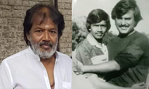 [L-R]: AP Muthumani, and the fan with the superstar