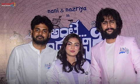 At the teaser launch of Ante Sundaraniki