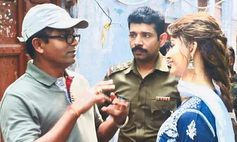 A still from the sets of Dil Hai Gray