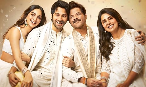 Varun Dhawan, Anil Kapoor, Neetu Kapoor, Kiara Advani in Jug Jugg Jeeyo