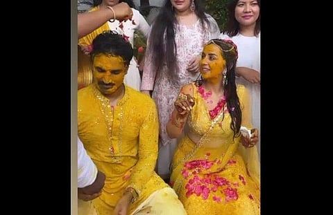 SEE PICS: Aadhi and Nikki's wedding ceremony kicks off with haldi ceremony