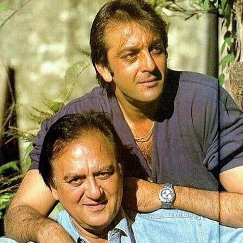 Sanjay Dutt with father Sunil Dutt
