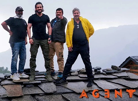 Akhil Akkineni shoots for Agent in Manali