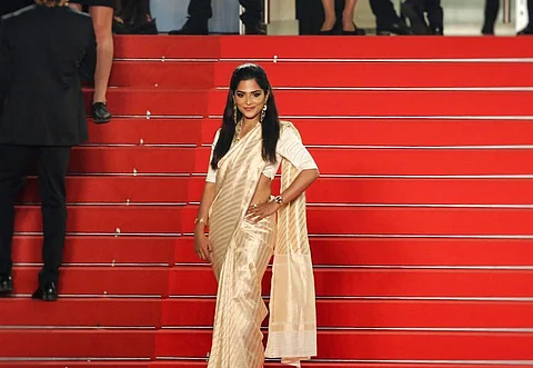 Anagha at the red carpet