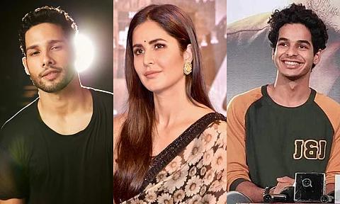 Siddhant Chaturvedi, Katrina Kaif and Ishaan Khatter